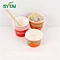 Ice Cream Cups With Wooden Spoon